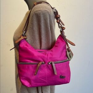 Dooney & Bourke y2k bag nylon hot pink